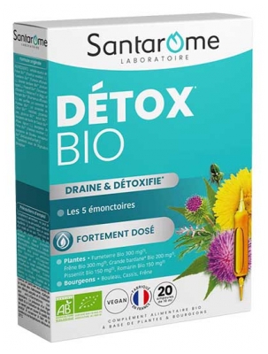 Santarome Organic Detox 20 Ampullen