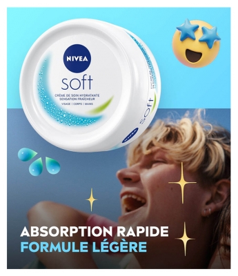 Nivea Soft Crème de Soin Hydratante 50 ml