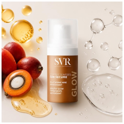 SVR Sun Secure Glow Tonētie Pilieni 15 ml