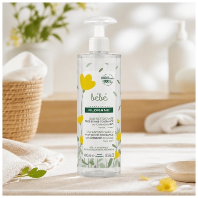 Apa de toaletă Klorane Baby 400 ml