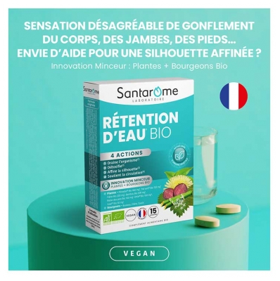 Santarome Rétention d'Eau Bio 15 Comprimés