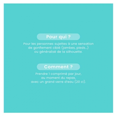 Santarome Rétention d'Eau Bio 15 Comprimés