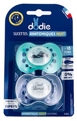 Dodie 2 Anatomiske Natsutter 18 Måneder og +