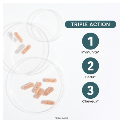 Santarome Zinc Bisglycinate+ 15 mg 60 Gélules