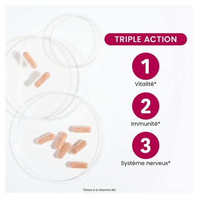 Santarome Vitamine B12 Methylcobalamine+ 1000 µg 60 Gélules