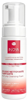 Spumă de curățare purifiantă In'Oya Clean'Oya et Mat'Oya pentru tenul negru și mat 150 ml
