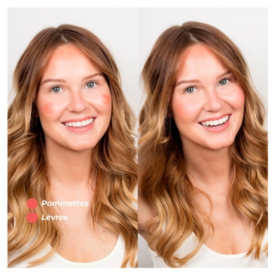 Pomponne Le Fantastick Baume & Blush 5 g - Teinte : L'Orangé