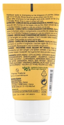 Klorane Nutrition - Cheveux Secs Après-Shampoing à la Mangue 50 ml