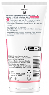 Neutrogena Gel Exfoliant Pureté Pamplemousse 150 ml
