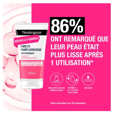 Neutrogena Gel Exfoliant Pureté Pamplemousse 150 ml