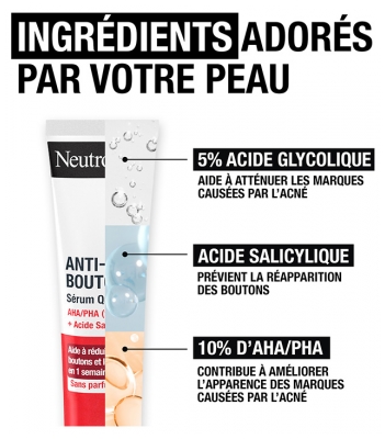 Neutrogena Anti-Boutons + Sérum Quotidien Sans Parfum 30 ml