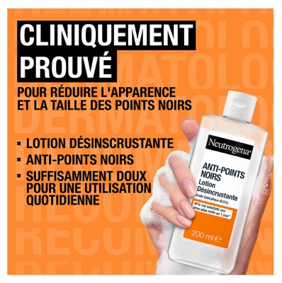 Neutrogena Lotion Désincrustante Anti-Points Noirs 200 ml