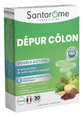 Santarome Dépur Côlon 30 Comprimés
