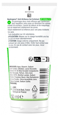 Neutrogena Anti-Brillance Gel Exfoliant 150 ml