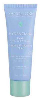 Sanoflore Hydra Ciana Fluido Idratante Lenitivo Biologico 50 ml