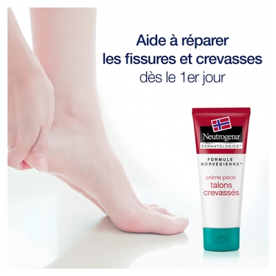 Neutrogena Réparation Intense Cica Crème pour les Pieds et les Talons Crevassés 50 ml