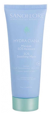 Sanoflore Hydra Ciana Maschera Biologica SOS Lenitiva 75 ml