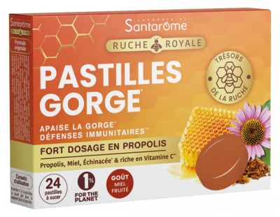 Royal Beehive Pastillas Para la Garganta 24 Unidades