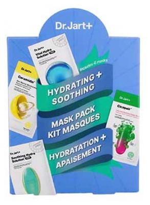Dr. Jart+ Återfuktning + Lugnande Kit 4 Masker