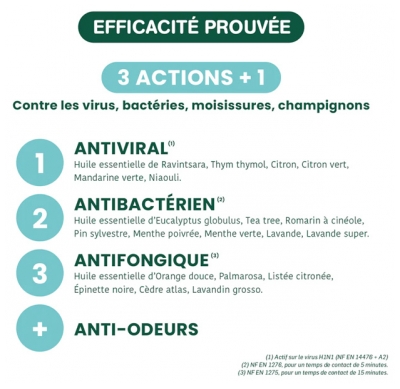 Santarome Spray Assainissant aux 20 Huiles Essentielles Bio 100 ml