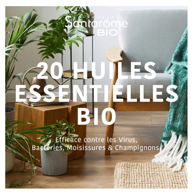 Santarome Spray Assainissant aux 20 Huiles Essentielles Bio 100 ml