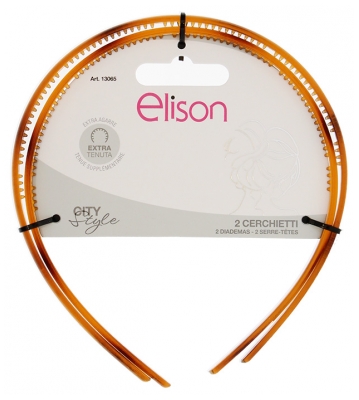 Elison 2 Headbands Black and Turtle - Colour: Black/Turtle