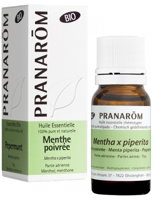 Pranarôm Aceite Esencial de Menta Piperita (Mentha x piperita) Bio 10 ml