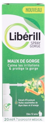 Libérill Gerklės skausmo purškalas 20 ml