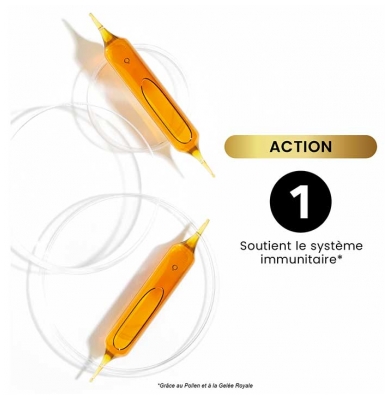 Santarome Bio Gelée Royale Pollen Propolis Miel de Manuka Bio 20 Ampoules