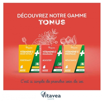 Vitavea Vitamine C Guarana 24 Comprimés à Croquer