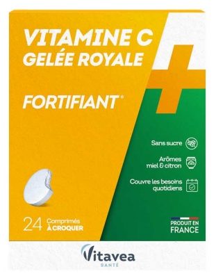 Vitavea Vitamina C + Geleia Real Fortificante 24 Comprimidos para Mastigar