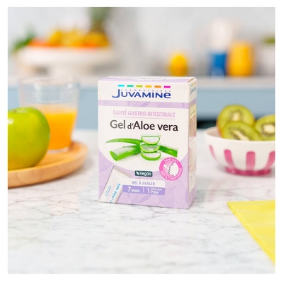 Juvamine Gel di Aloe Vera 7 Bastoncini