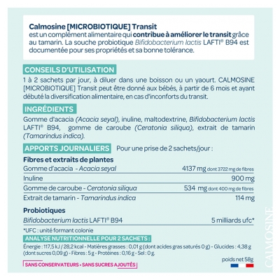Calmosine Transit 20 Sachets