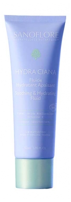 Sanoflore Hydra Ciana Fluide Hydratant Apaisant Bio 50 ml