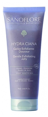 Sanoflore Hydra Ciana Gelée Exfoliante Douceur Bio 75 ml
