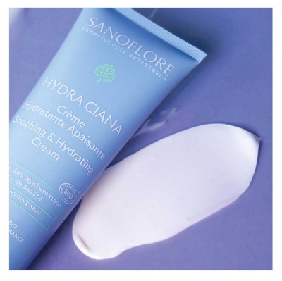 Sanoflore Hydra Ciana Crème Hydratante Apaisante Bio 50 ml