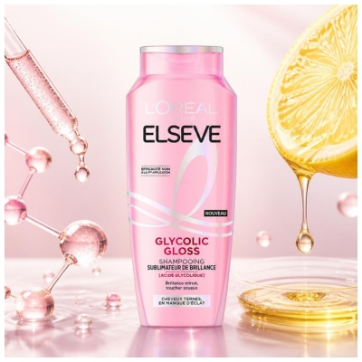 L'Oréal Paris Elseve Glycolic Gloss Glansforstærkende Shampoo 250 ml