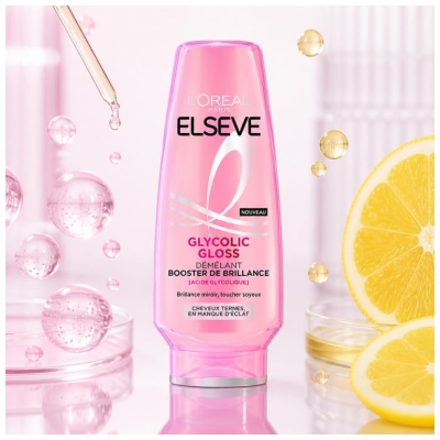 L'Oréal Paris Elseve Glycolic Gloss Spīduma Pastiprinošs Balzams 250 ml