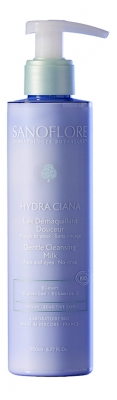 Lapte Demachiant Blândețe Bio Sanoflore Hydra Ciana 200 ml