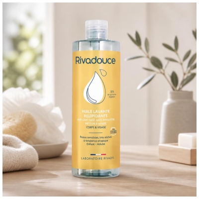 Rivadouce Huile Lavante Relipidante 400 ml