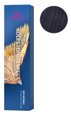 Wella Haarfarbe Koleston Perfect Rich Naturals 60 ml - Haarfärbung: 2/8 Schwarz Perl