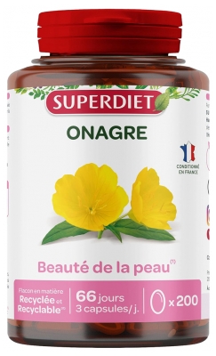 Superdiet Teunisbloemolie 200 Capsules