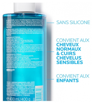 Șampon-Gel Fiziologic La Roche-Posay Kerium Doux Extreme 400 ml