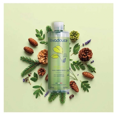 Rivadouce Sprchový gel 3v1 Cedr & Pačuli 400 ml