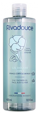 Rivadouce Douchegel 3in1 Katoen & Amandel 400 ml