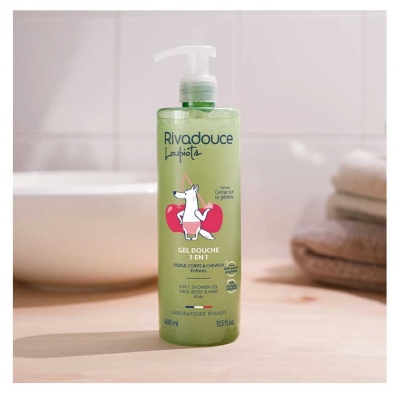 Rivadouce Les Loupiots Gel Douche 3en1 Cerise sur le Gâteau 400 ml