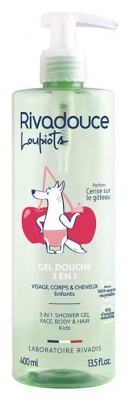 Rivadouce Les Loupiots Gel Douche 3en1 Cerise sur le Gâteau 400 ml