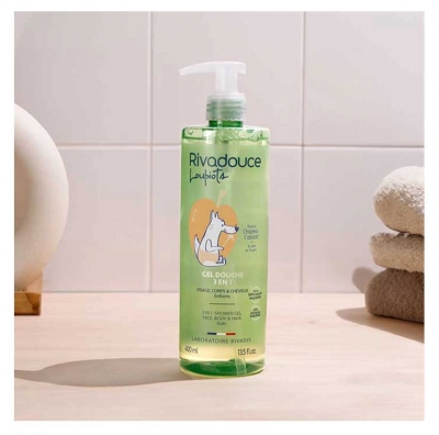 Rivadouce Niño Gel de Ducha 3 en 1 Chapeau L'Abricot 400 ml