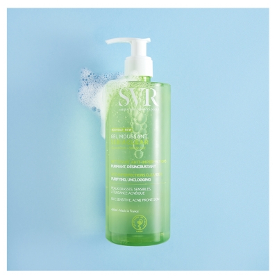 SVR Sebiaclear Pěnový čistící gel proti nedokonalostem 400 ml