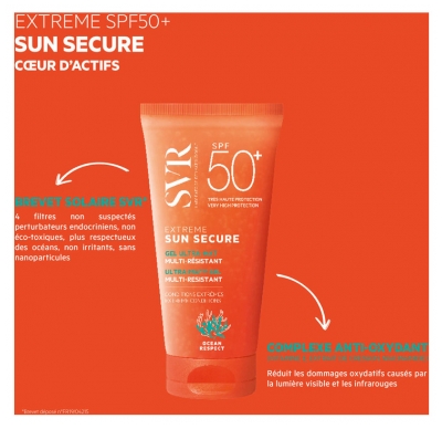 SVR Sun Secure Extreme Gel Ultra Mat Multi-Résistant SPF50+ 50 ml